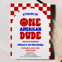 Ein amerikanischer Typ 4. Juli 1. Geburtstag Party