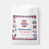 Ein amerikanischer Typ 4. Juli Red White Blue Gebu Geschenktütchen (Vorderseite)