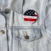 Ein amerikanischer Weihnachtsgruß Button (Beispiel)
