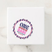 Ein amerikanisches Babe 4. Juli 1. Geburtstag Geschenkanhänger (Beispiel)