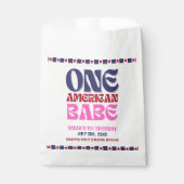 Ein amerikanisches Babe 4. Juli 1. Geburtstag Geschenktütchen (Vorderseite)