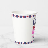 Ein amerikanisches Babe 4. Juli 1. Geburtstag Pappbecher (Rechts)