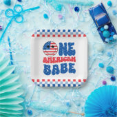 Ein amerikanisches Babe 4. Juli 1. Pappteller (Party)