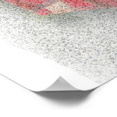 Ein amerikanisches Flag-Poster mit "Remember 9/11" Poster (Ecke)