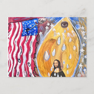 Ein amerikanisches Leid. Einladungspostkarte