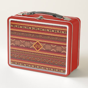 Ein amerikanisches "Style Lunch Box" mit Ausgangs- Metall Brotdose