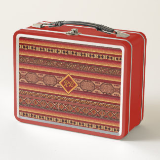 Ein amerikanisches "Style Lunch Box" mit Ausgangs- Metall Brotdose