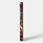 Ein Amethyst Hummingbird mit weißem Orchid Case-Mate iPhone Hülle (Rückseite / Links)