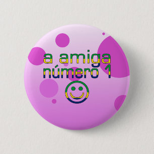 Ein Amiga Número 1 in der brasilianischen Flagge Button