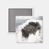 Ein amphibisches Angriffsfahrzeug 2 Magnet (Vorderseite/Rückseite)
