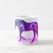 Ein andalusischer HORSE, zu Fuß, handgemalt Hengst Kaffeetasse (Mittel)