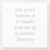 Ein anderer Chance Glass-Untersetzer Glasuntersetzer (Rückseite)