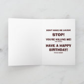 EIN ANDERER GEBURTSTAG?, DU BIST WIE ALT? KARTE (Innenseite)