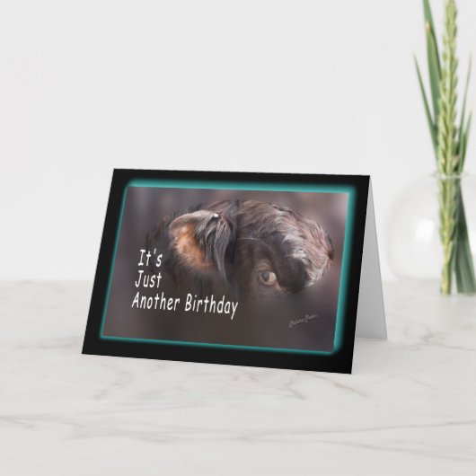 Ein anderer Geburtstag passt es an Karte (Vorderseite)