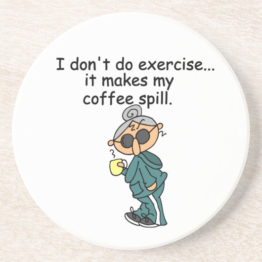 Ein anderer Grund nicht zu trainieren Untersetzer (Vorne)