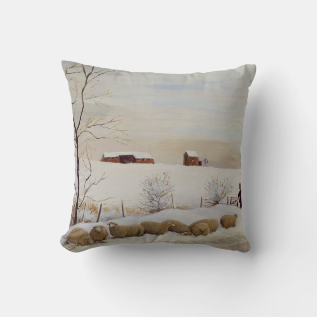 Ein anderer harter Winter Kissen (Vorderseite)