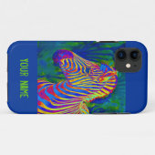 ein anderer psychedelischer Zebra Case-Mate iPhone Hülle (Rückseite (Horizontal))
