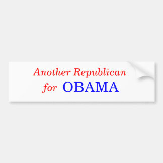 Ein anderer Republikaner, OBAMA, für Autoaufkleber