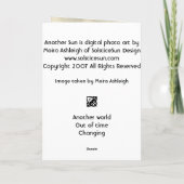 Ein anderer Sun Karte (Rückseite)