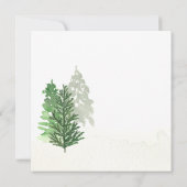 Ein anderer WeihnachtsStrumpf Foto Schwangerschaft Ankündigung (Rückseite)