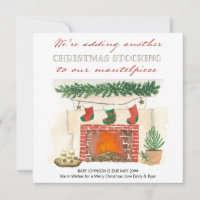 Ein anderer WeihnachtsStrumpf Foto Schwangerschaft