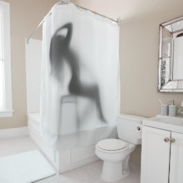 Ein anderes, das sexy Mädchen in deiner Dusche ist Duschvorhang