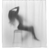 Ein anderes, das sexy Mädchen in deiner Dusche ist Duschvorhang (Vorderseite)