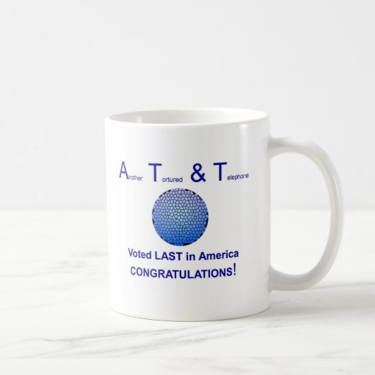 Ein anderes gequältes Telefon Kaffeetasse (Rechts)