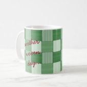 Ein anderes gesponnenes Tagesgrün Kaffeetasse (Vorderseite Links)