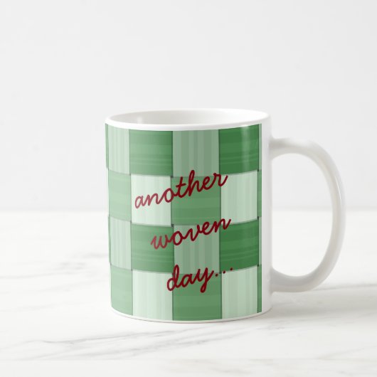Ein anderes gesponnenes Tagesgrün Kaffeetasse (Rechts)