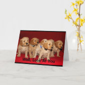 Ein anderes Jahr-ältere und noch drehenköpfe! Karte (Gelbe Blume)