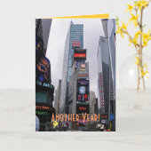 Ein anderes Jahr! Karte (Gelbe Blume)