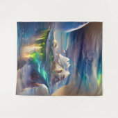 Ein anderes Land Eis und Meer Wandteppich (Vorderseite (Horizontal))
