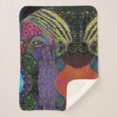 ein anderes Mädchen mit einer Perle Sherpadecke (Vorderseite)