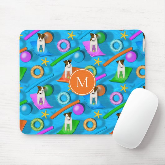 ein anderes Parson Jack Russell Terrier Pool Party Mousepad (Mit Mouse)