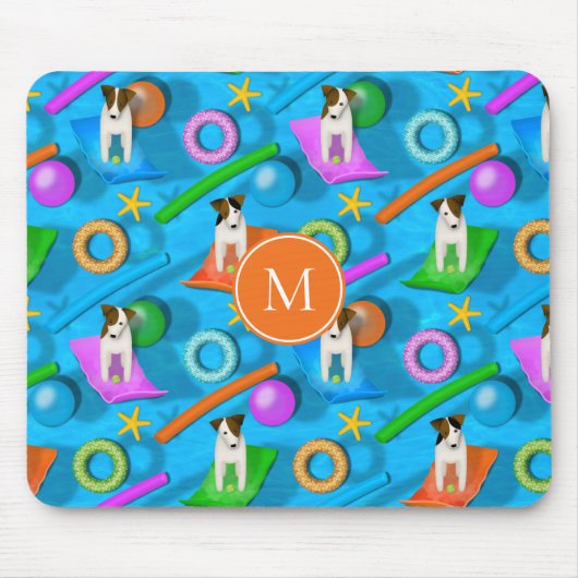 ein anderes Parson Jack Russell Terrier Pool Party Mousepad (Vorne)