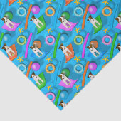 ein anderes Parson Jack Russell Terrier Pool Party Seidenpapier (Ausschnitt)