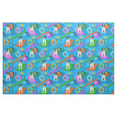 ein anderes Parson Jack Russell Terrier Pool Party Stoff (Fat Quarter (45,7 x 55,9 cm))