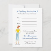 Ein anderes Party erhält Einladung (Rückseite)