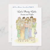 Ein anderes Party erhält Einladung (Vorne/Hinten)