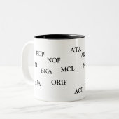 Ein anderes Three Letter Acronym Zweifarbige Tasse (Vorderseite Links)