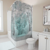 Ein anderes Winterwunderland Duschvorhang (Beispiel)