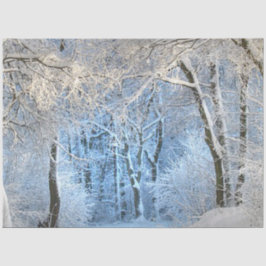 ein anderes Winterwunderland Seidenpapier