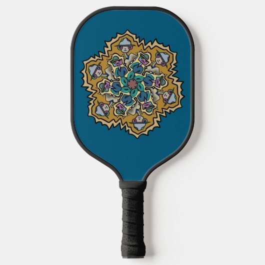 Ein anderes Wochenenddoodle Pickleball Schläger (Vorderseite)