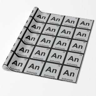 Ein Andromeda-Griechisch-Chemie-Periodensystem Geschenkpapier