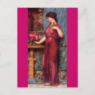 Ein Angebot an die Venus - Godward Postkarte