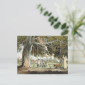 Ein Angebot von Ersten Früchten an den Gott von Fo Postkarte (Stehend Vorderseite)