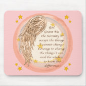 Ein Angel-Serenity-Gebet Mousepad (Vorne)