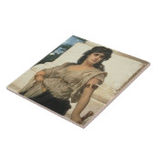 Ein angemessener Krieger (Öl auf Leinwand) Fliese (Seite)