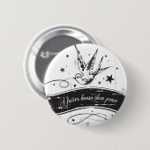 "Ein angemesseneres Haus als Prosa " Button (Vorne & Hinten)